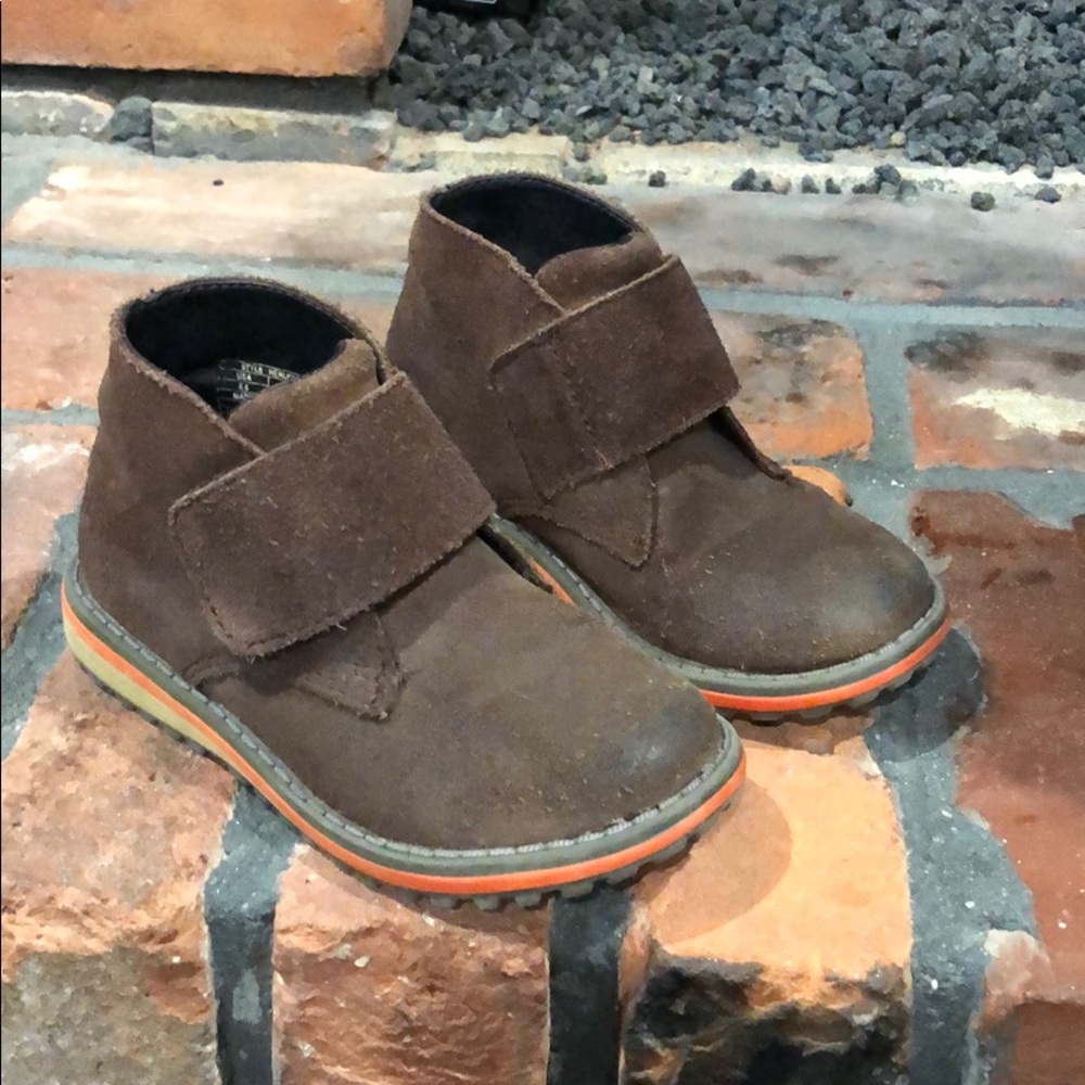 Umi boys Brown leather Henly boots size 8.5